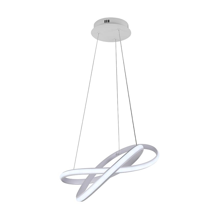 LED Prigušivi luster na sajli LED/70W/230V 3000-6500K bijela + daljinski upravljač