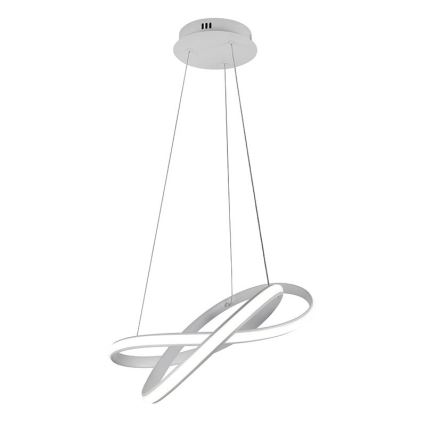 LED Prigušivi luster na sajli LED/70W/230V 3000-6500K bijela + daljinski upravljač
