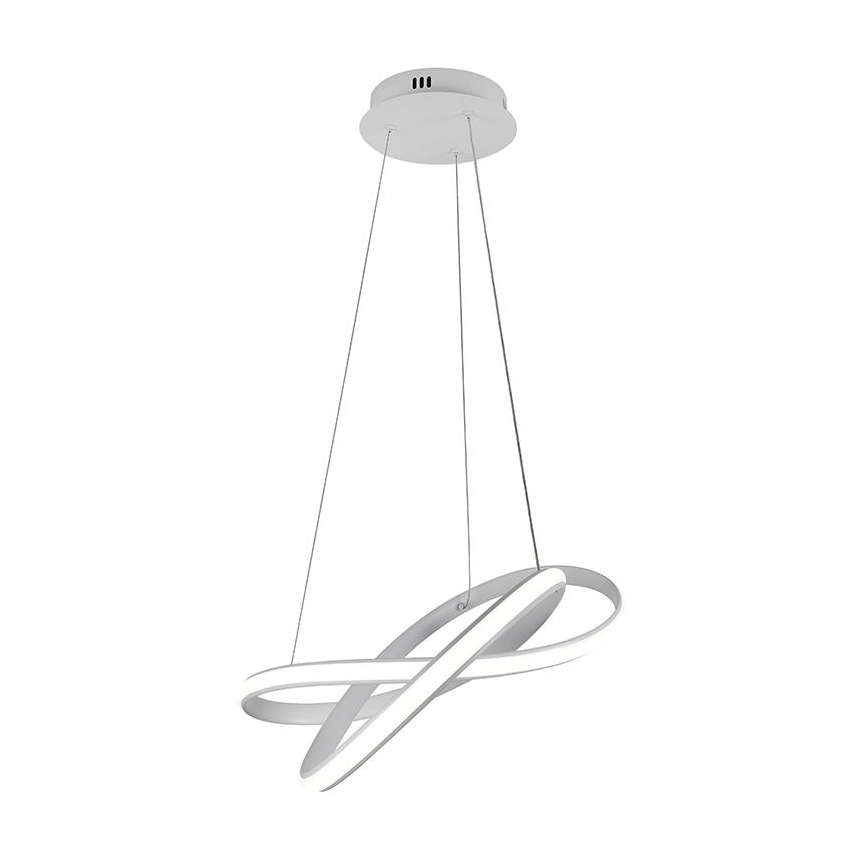 LED Prigušivi luster na sajli LED/70W/230V 3000-6500K bijela + daljinski upravljač