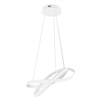 LED Prigušivi luster na sajli LED/70W/230V 3000-6500K bijela + daljinski upravljač