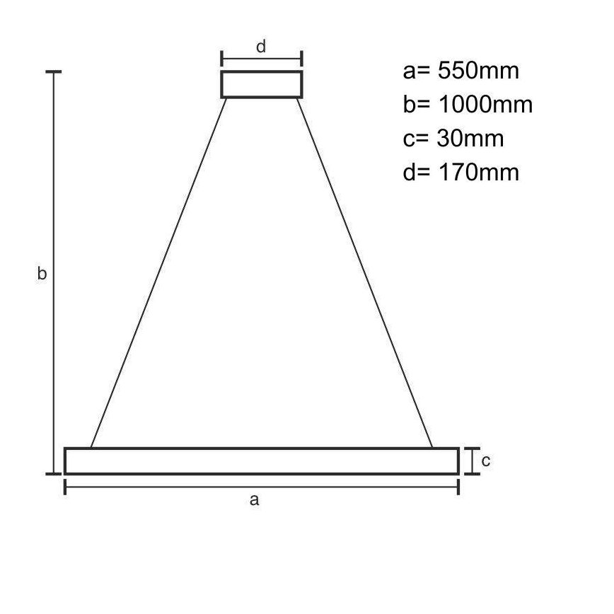 LED Prigušivi luster na sajli LED/70W/230V 3000-6500K bijela + daljinski upravljač