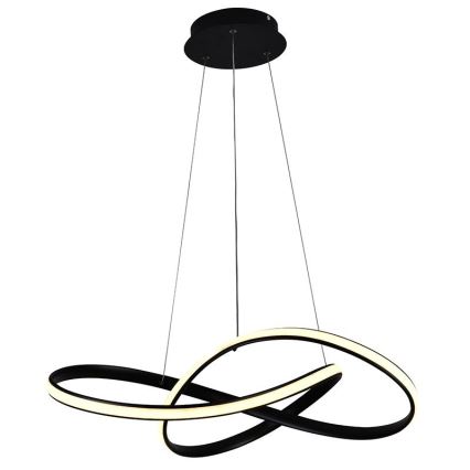 LED Prigušivi luster na sajli LED/70W/230V 3000-6500K pr. 55 cm + daljinski upravljač