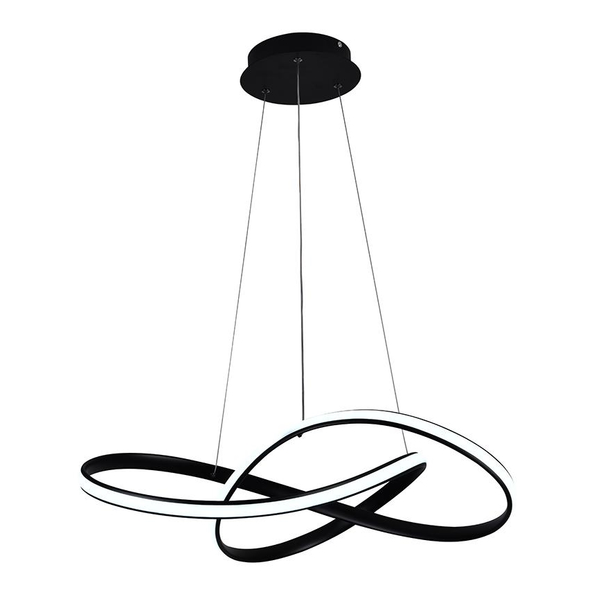 LED Prigušivi luster na sajli LED/70W/230V 3000-6500K pr. 55 cm + daljinski upravljač