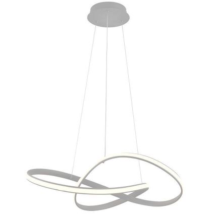 LED Prigušivi luster na sajli LED/70W/230V 3000-6500K pr. 55 cm + daljinski upravljač