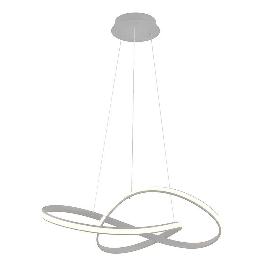 LED Prigušivi luster na sajli LED/70W/230V 3000-6500K pr. 55 cm + daljinski upravljač