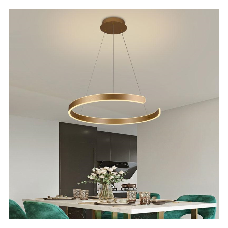 LED Prigušivi luster na sajli LED/70W/230V 3000-6500K + daljinski upravljač