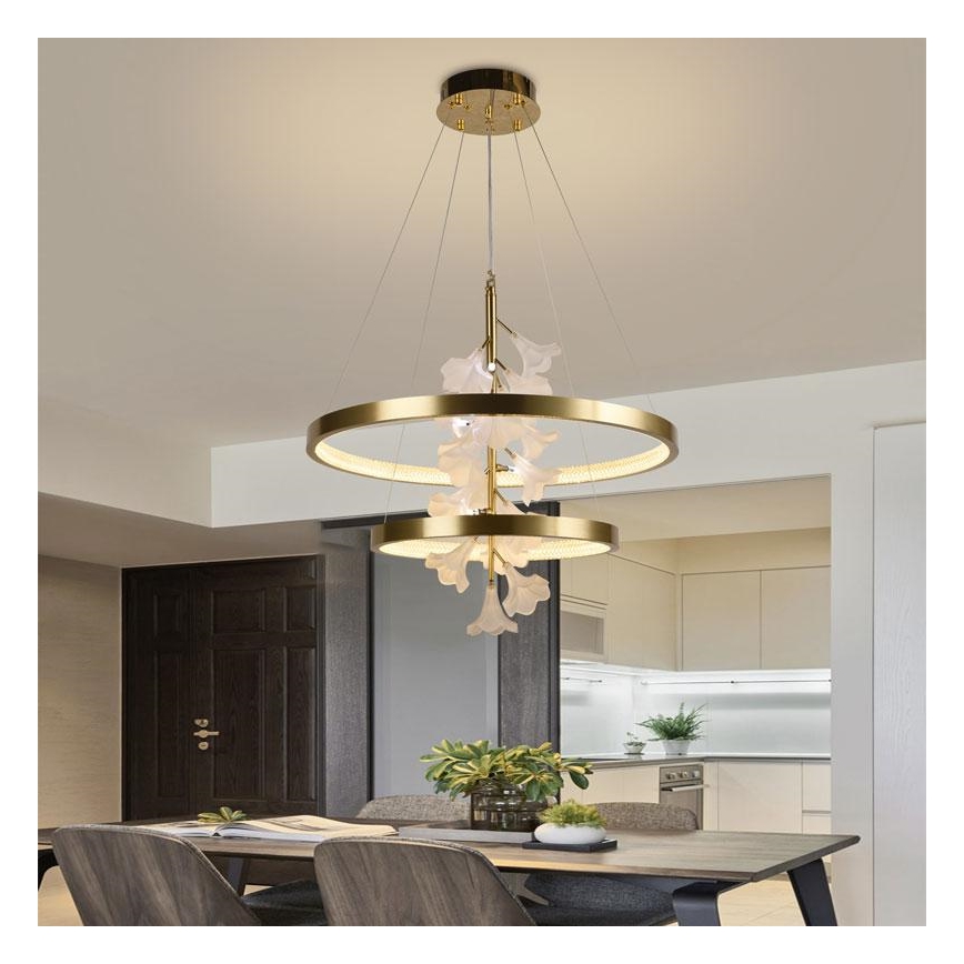LED Prigušivi luster na sajli LED/70W/230V 3000-6500K + daljinski upravljač