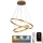 LED Prigušivi luster na sajli LED/70W/230V 3000-6500K pr. 60 cm + daljinski upravljač