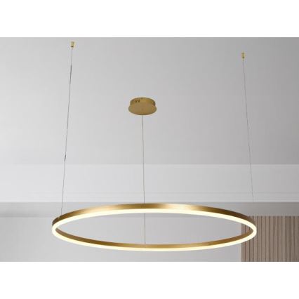 LED Prigušivi luster na sajli LED/72W/230V 3000-6500K + daljinski upravljač