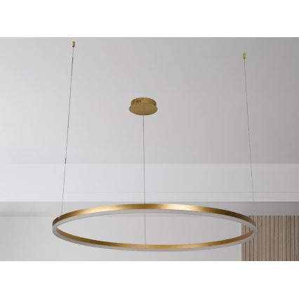 LED Prigušivi luster na sajli LED/72W/230V 3000-6500K + daljinski upravljač