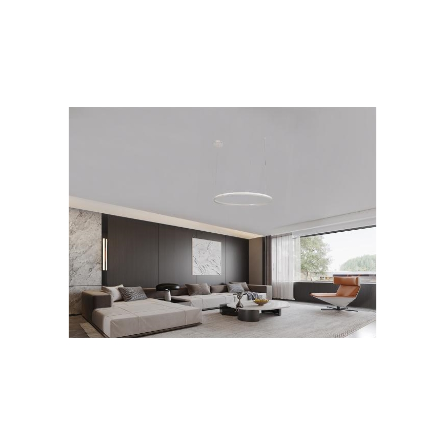 LED Prigušivi luster na sajli LED/72W/230V 3000-6500K + daljinski upravljač