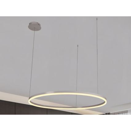 LED Prigušivi luster na sajli LED/72W/230V 3000-6500K + daljinski upravljač