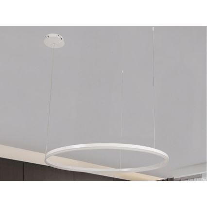 LED Prigušivi luster na sajli LED/72W/230V 3000-6500K + daljinski upravljač