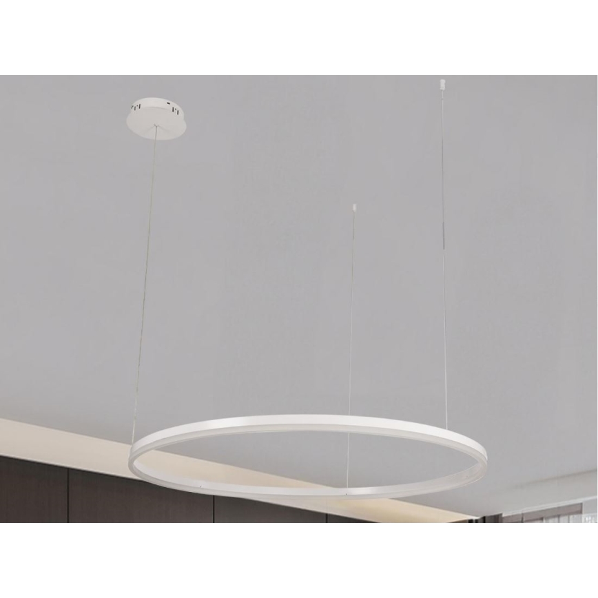 LED Prigušivi luster na sajli LED/72W/230V 3000-6500K + daljinski upravljač