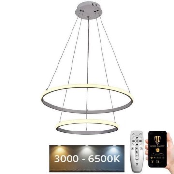 LED Prigušivi luster na sajli LED/75W/230V 3000-6500K + daljinski upravljač