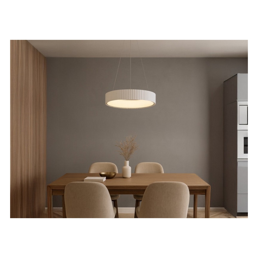 LED luster na sajli s mogućnošću prigušivanja LED/75W/230V 3000-6500K, promjer 49 cm + daljinski upravljač