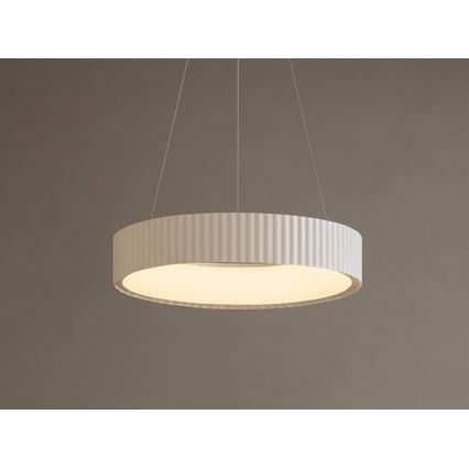 LED luster na sajli s mogućnošću prigušivanja LED/75W/230V 3000-6500K, promjer 49 cm + daljinski upravljač