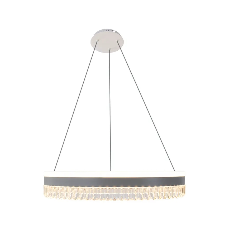 LED Prigušivi kristalni luster na sajli LED/80W/230V 3000-6500K bijela + daljinski upravljač