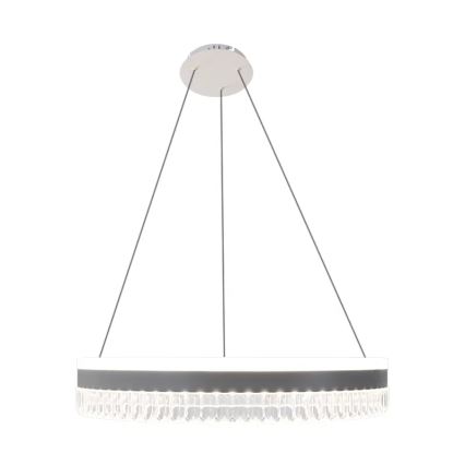 LED Prigušivi kristalni luster na sajli LED/80W/230V 3000-6500K bijela + daljinski upravljač