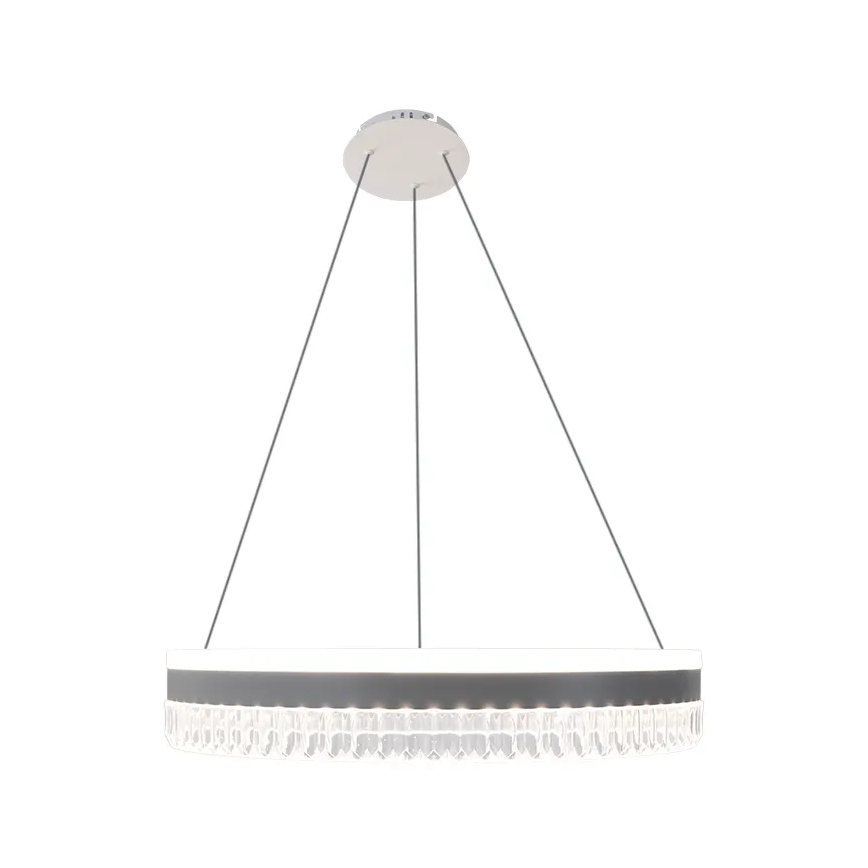 LED Prigušivi kristalni luster na sajli LED/80W/230V 3000-6500K bijela + daljinski upravljač