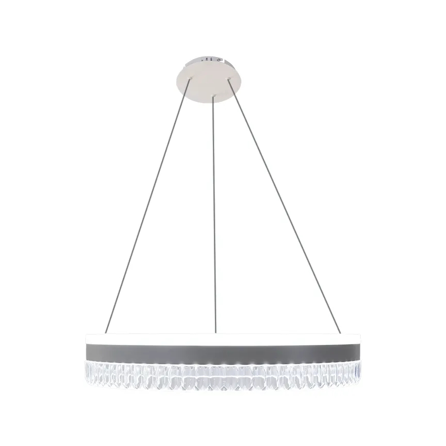 LED Prigušivi kristalni luster na sajli LED/80W/230V 3000-6500K bijela + daljinski upravljač