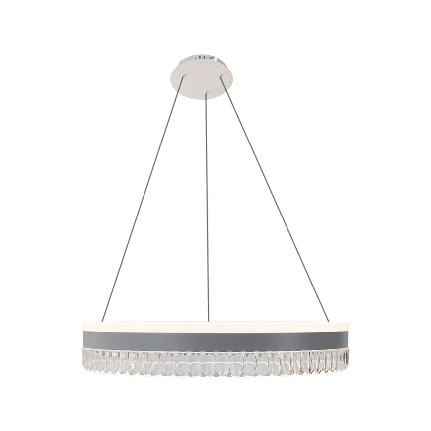 LED Prigušivi kristalni luster na sajli LED/80W/230V 3000-6500K bijela + daljinski upravljač