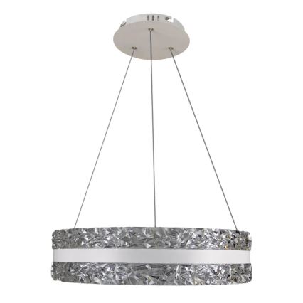LED Prigušivi kristalni luster na sajli LED/80W/230V 3000-6500K bijela + daljinski upravljač