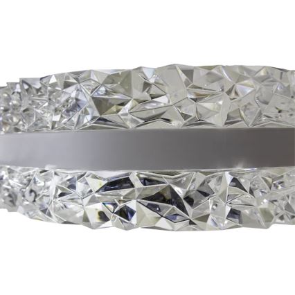 LED Prigušivi kristalni luster na sajli LED/80W/230V 3000-6500K bijela + daljinski upravljač