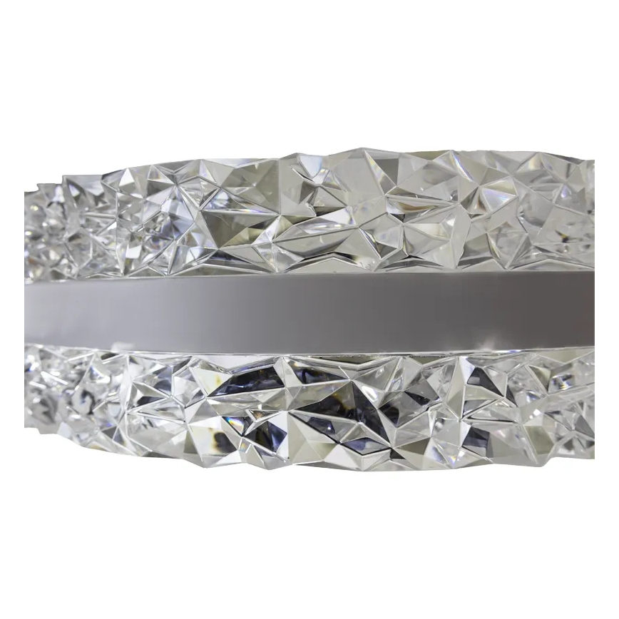 LED Prigušivi kristalni luster na sajli LED/80W/230V 3000-6500K bijela + daljinski upravljač