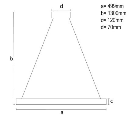LED Prigušivi kristalni luster na sajli LED/80W/230V 3000-6500K bijela + daljinski upravljač