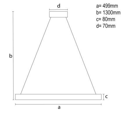LED Prigušivi kristalni luster na sajli LED/80W/230V 3000-6500K crna + daljinski upravljač
