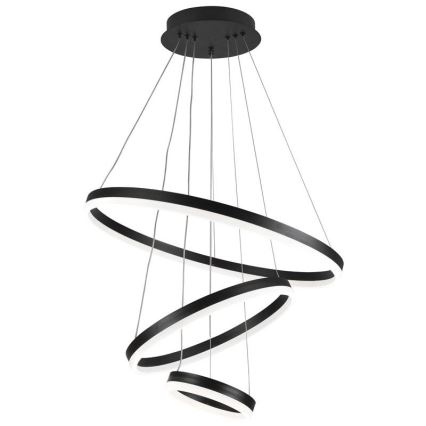 LED Prigušivi luster na sajli LED/85W/230V 3000-6500K pr. 60 cm + daljinski upravljač