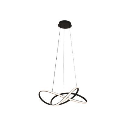 LED luster na sajli s prigušivanjem LED/85W/230V 3000-6500K Ø 60 cm + daljinski upravljač