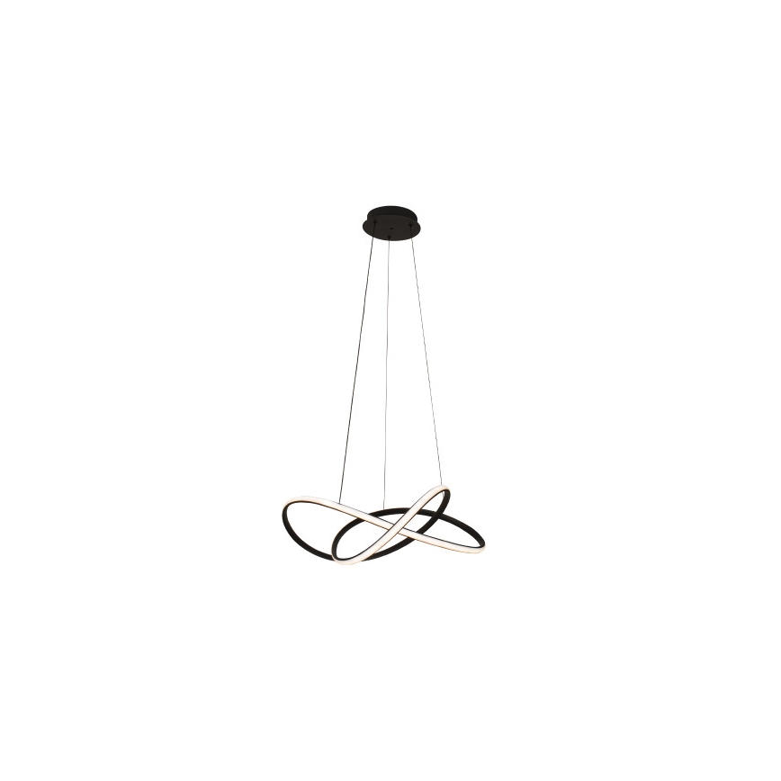 LED luster na sajli s prigušivanjem LED/85W/230V 3000-6500K Ø 60 cm + daljinski upravljač