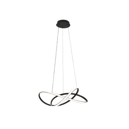 LED luster na sajli s prigušivanjem LED/85W/230V 3000-6500K Ø 60 cm + daljinski upravljač