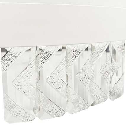 LED Prigušivi kristalni luster na sajli LED/90W/230V 3000-6500K bijela + daljinski upravljač