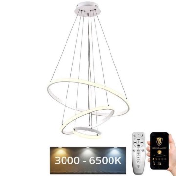 LED Prigušivi luster na sajli LED/90W/230V 3000-6500K + daljinski upravljač