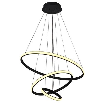 LED Prigušivi luster na sajli LED/90W/230V 3000-6500K pr. 60 cm + daljinski upravljač