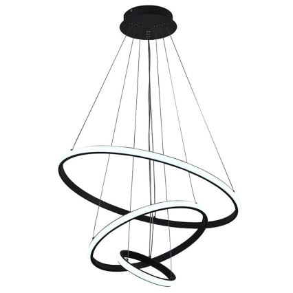 LED Prigušivi luster na sajli LED/90W/230V 3000-6500K pr. 60 cm + daljinski upravljač