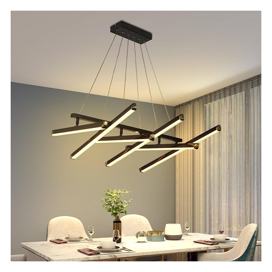 LED Prigušivi luster na sajli LED/90W/230V 3000-6500K + daljinski upravljač