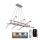 LED Prigušivi luster na sajli LED/90W/230V 3000-6500K pr. 80 cm + daljinski upravljač