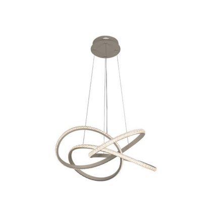 LED luster na sajli s mogućnošću prigušivanja LED/95W/230V 3000-6500K promjer 57 cm + daljinski upravljač