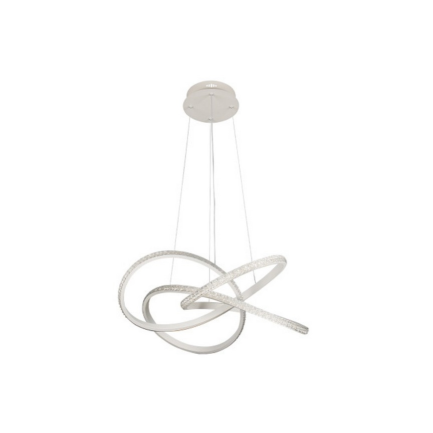 LED luster na sajli s mogućnošću prigušivanja LED/95W/230V 3000-6500K promjer 57 cm + daljinski upravljač