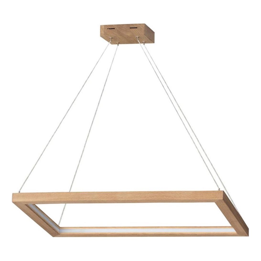 LED Prigušivi luster na sajli LEGNO LED/31,5W/230V hrast