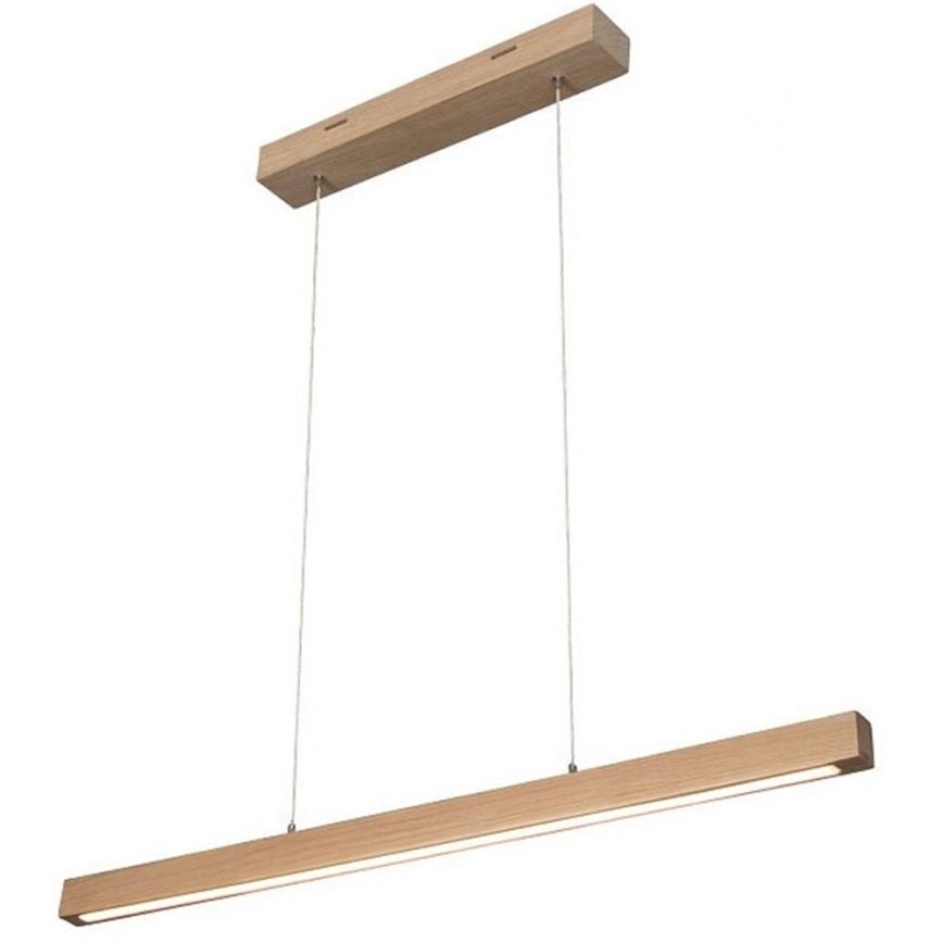 LED Prigušivi luster na sajli SMAL LED/12W/230V hrast