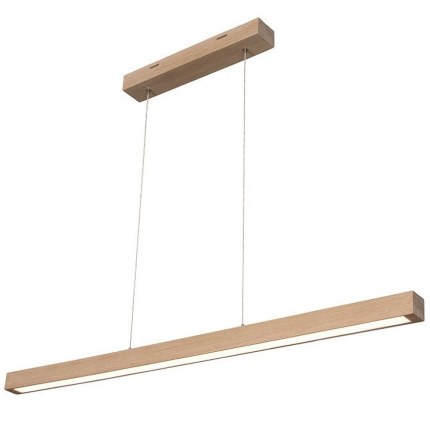 LED Prigušivi luster na sajli SMAL LED/28,5W/230V hrast