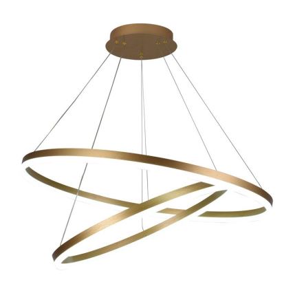 LED prigušivački luster na užetu LED/100W/230V 3000-6500K promjer 80 cm + daljinski upravljač