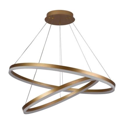 LED prigušivački luster na užetu LED/100W/230V 3000-6500K promjer 80 cm + daljinski upravljač