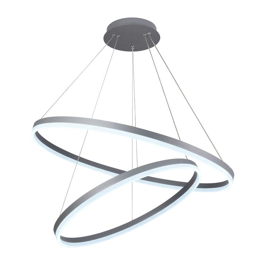 LED prigušivački luster na užetu LED/100W/230V 3000-6500K promjer 80 cm + daljinski upravljač