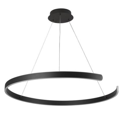 LED prigušivački luster na užetu LED/100W/230V 3000-6500K promjer 80 cm + daljinski upravljač